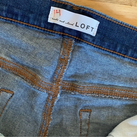 LOFT The Slim Flare Jeans 14(?) - Picture 5 of 8
